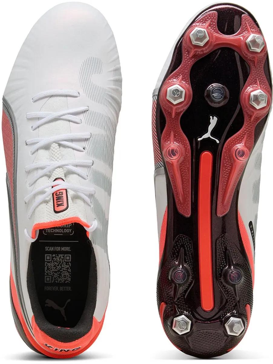PUMA King Ultimate Mxsg Voetbalschoenen 42 - Wit