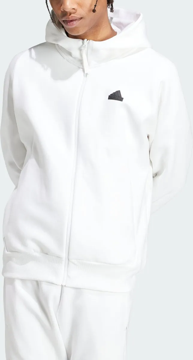 adidas Z.N.E. Premium Trainingsjack - Wit - 2XL - afbeelding 6 van 6
