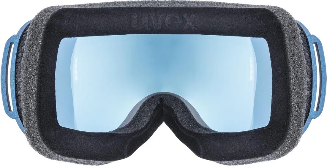 Uvex Skibril Downhill 2000 FM Skibril - Oranje lens - Blauw-mat/mirror-orange