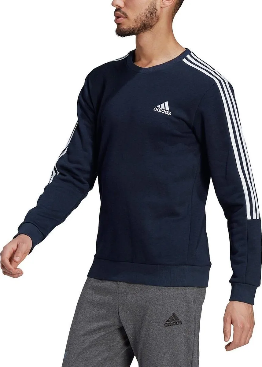 adidas Performance Essentials Cut 3S Sweater S - Blauw