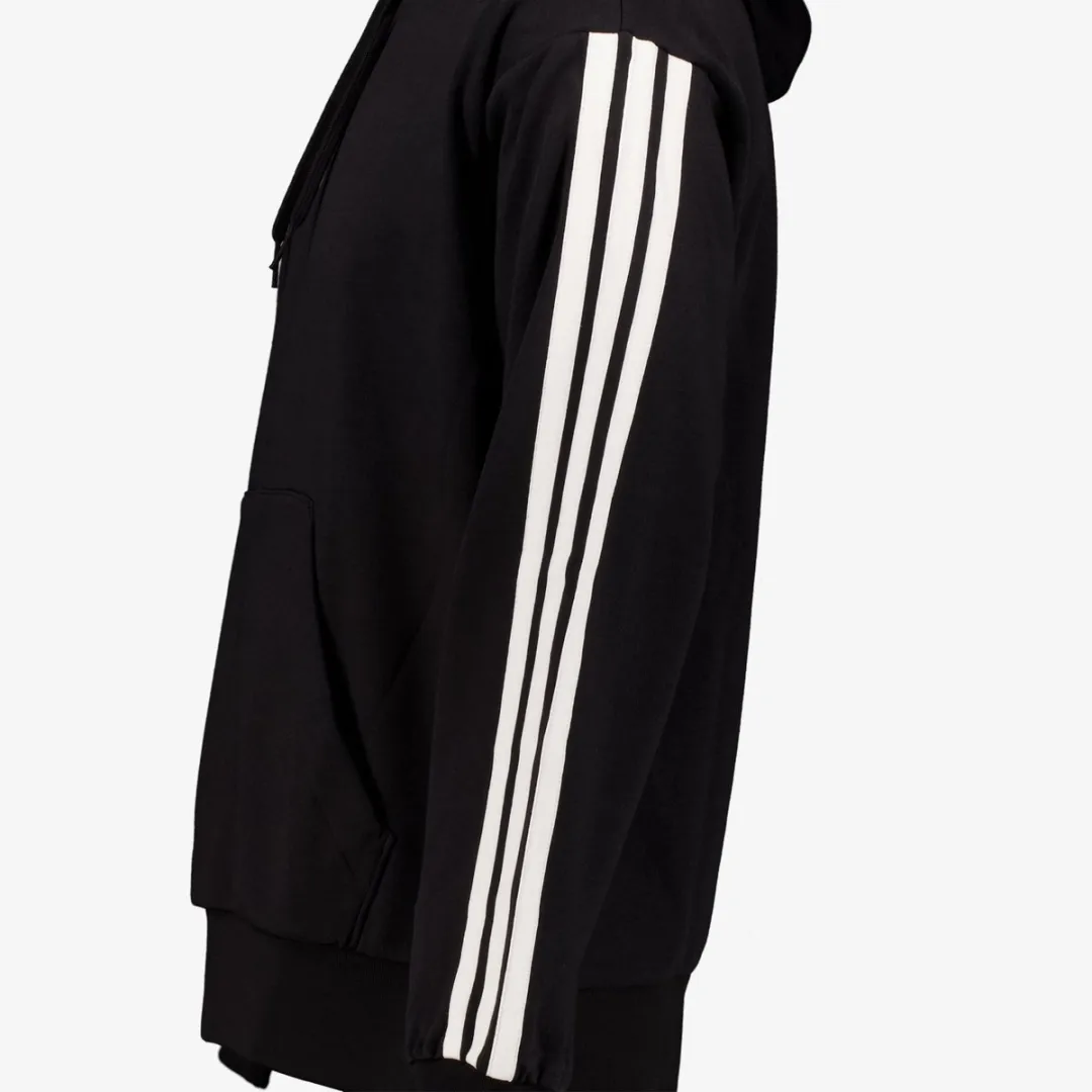 Adidas M 3S Heren Hoodie - XL - Zwart/Wit