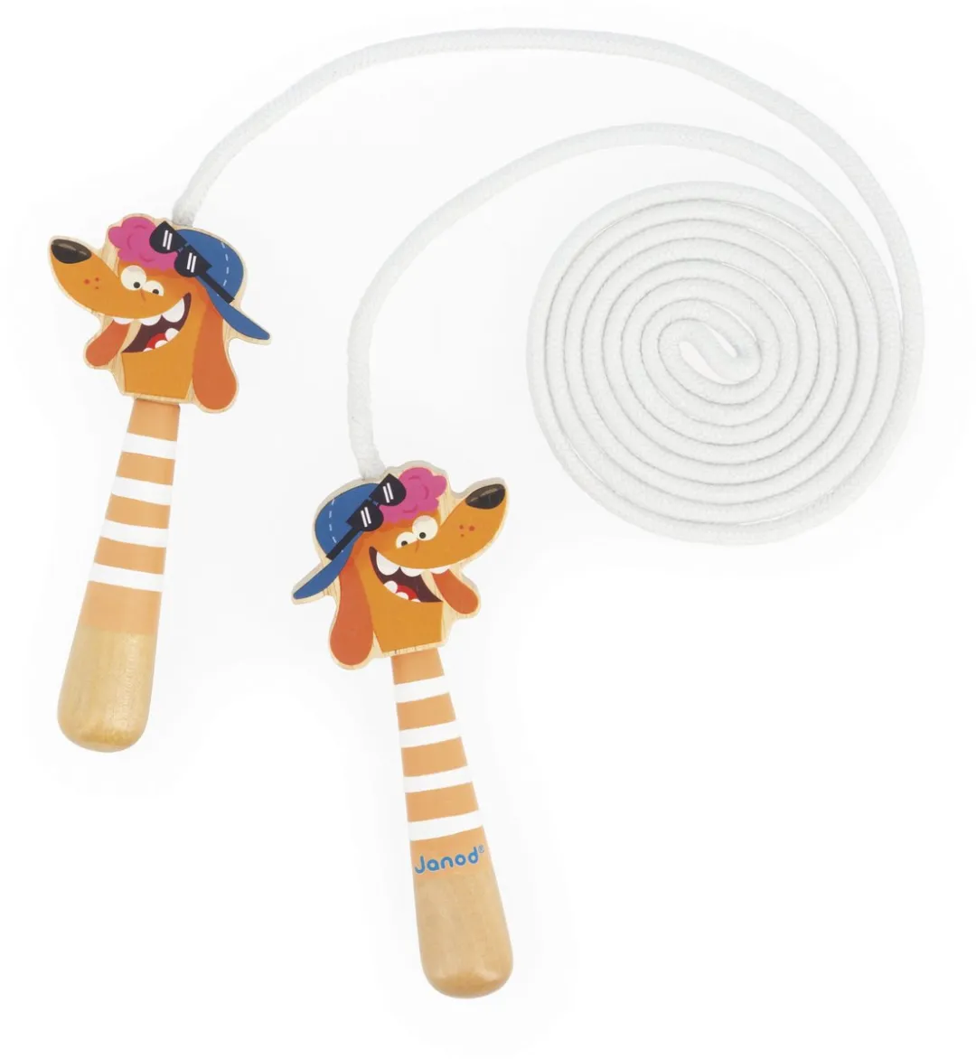 Janod Applepop Springtouw Hond - afbeelding 6 van 6