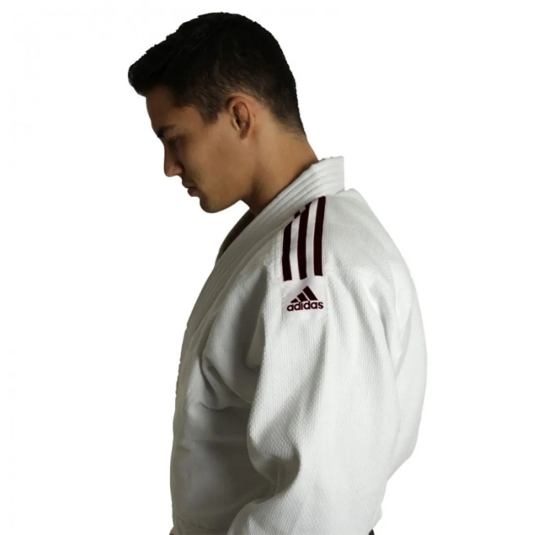 adidas J350 Judopak - Maat 160 - Wit/Zwart - afbeelding 6 van 6