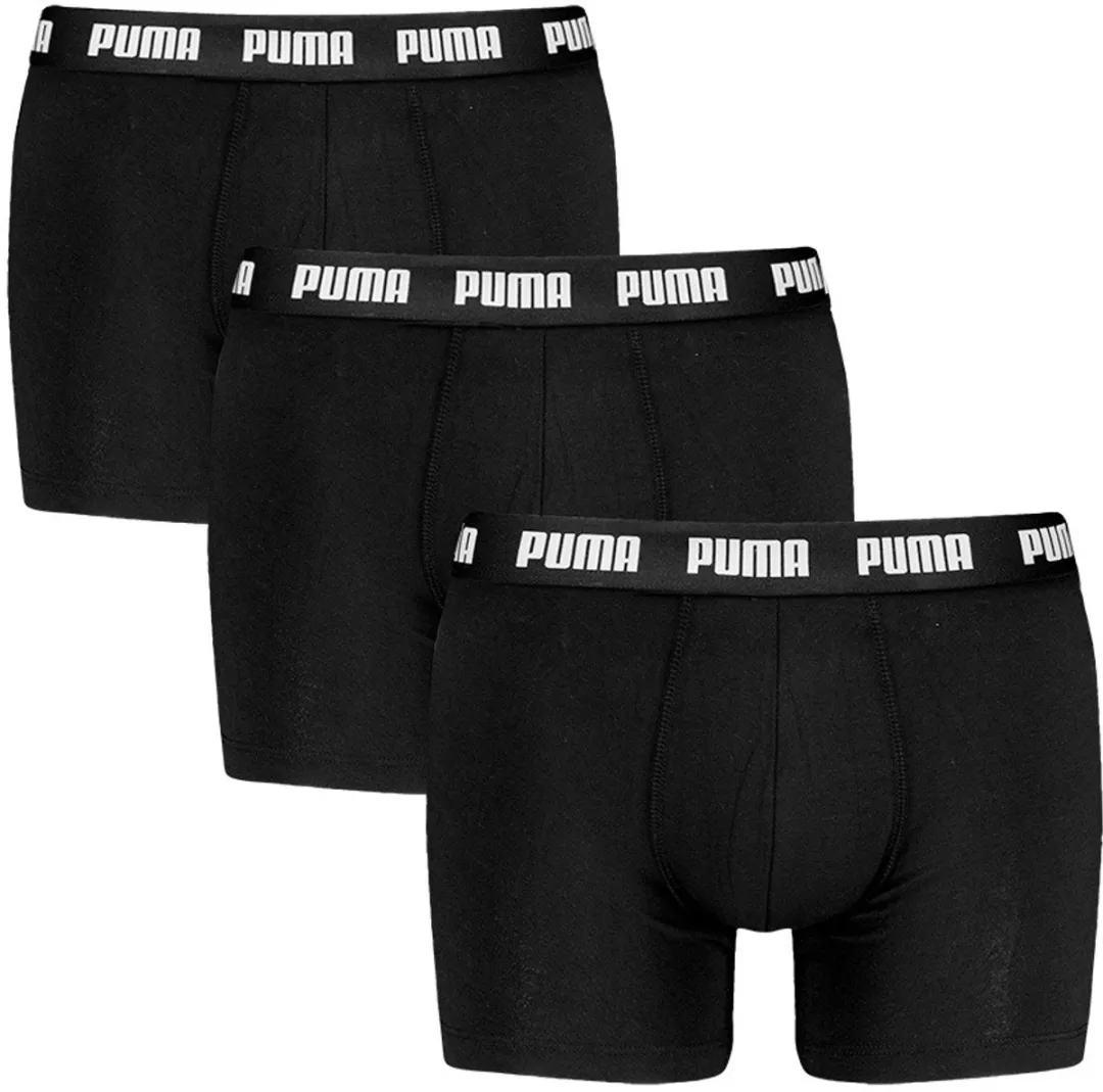 PUMA Men Everyday Boxer 3P - Zwart