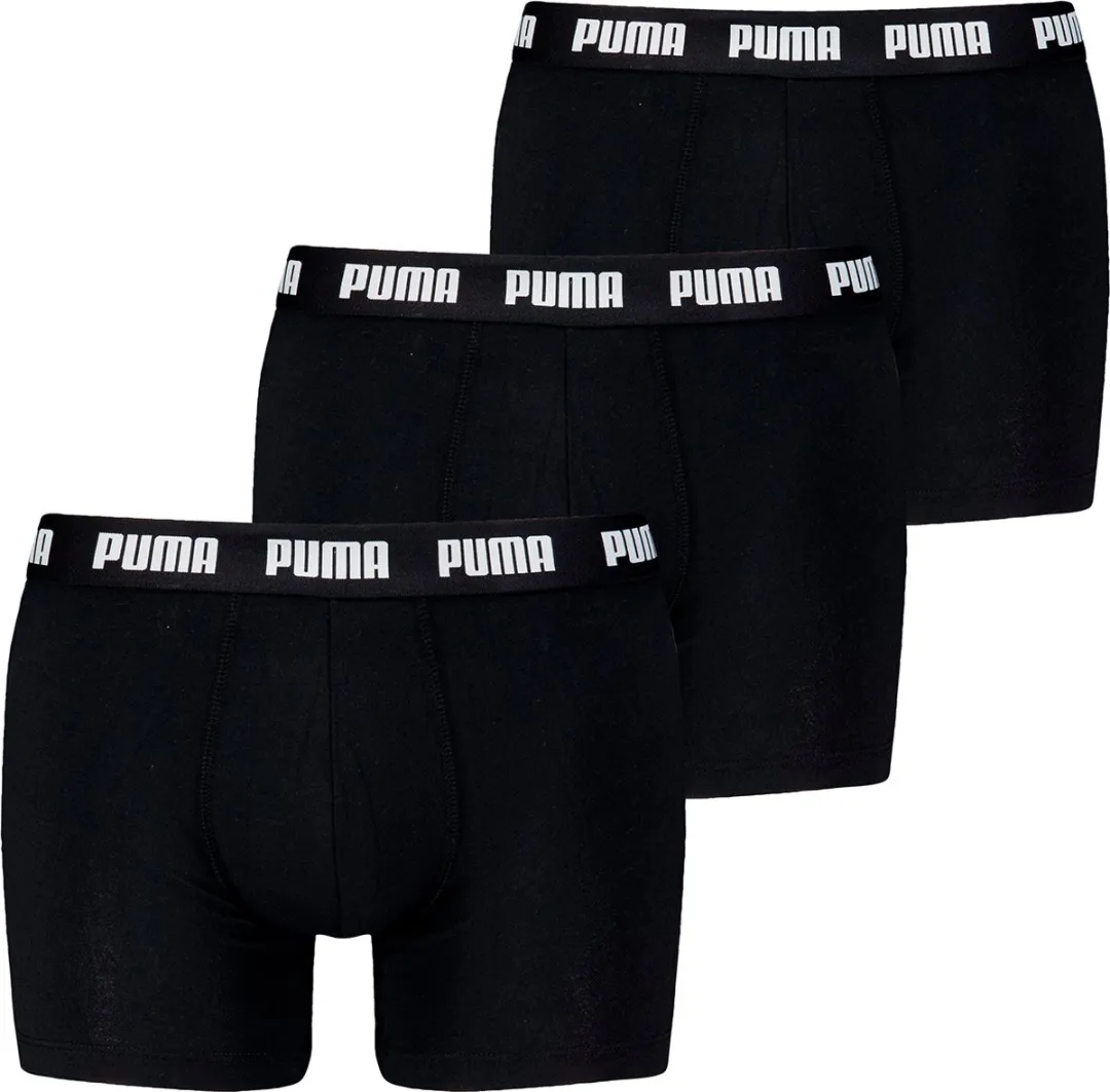 PUMA Men Everyday Boxer 3P - Zwart