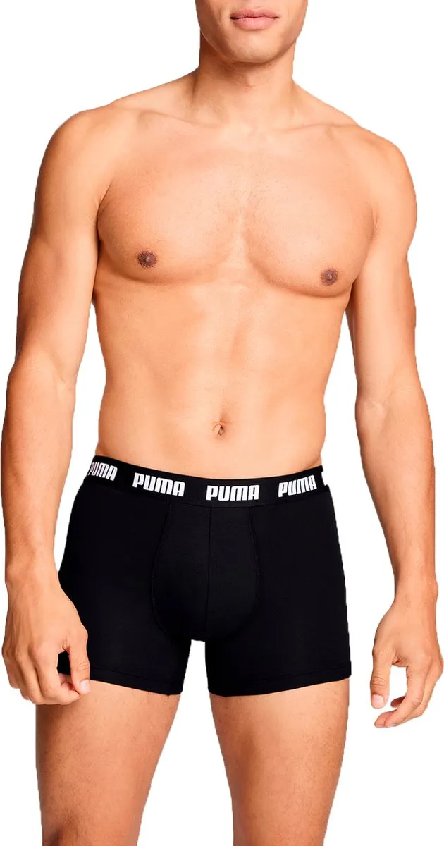 PUMA Men Everyday Boxer 3P - Zwart