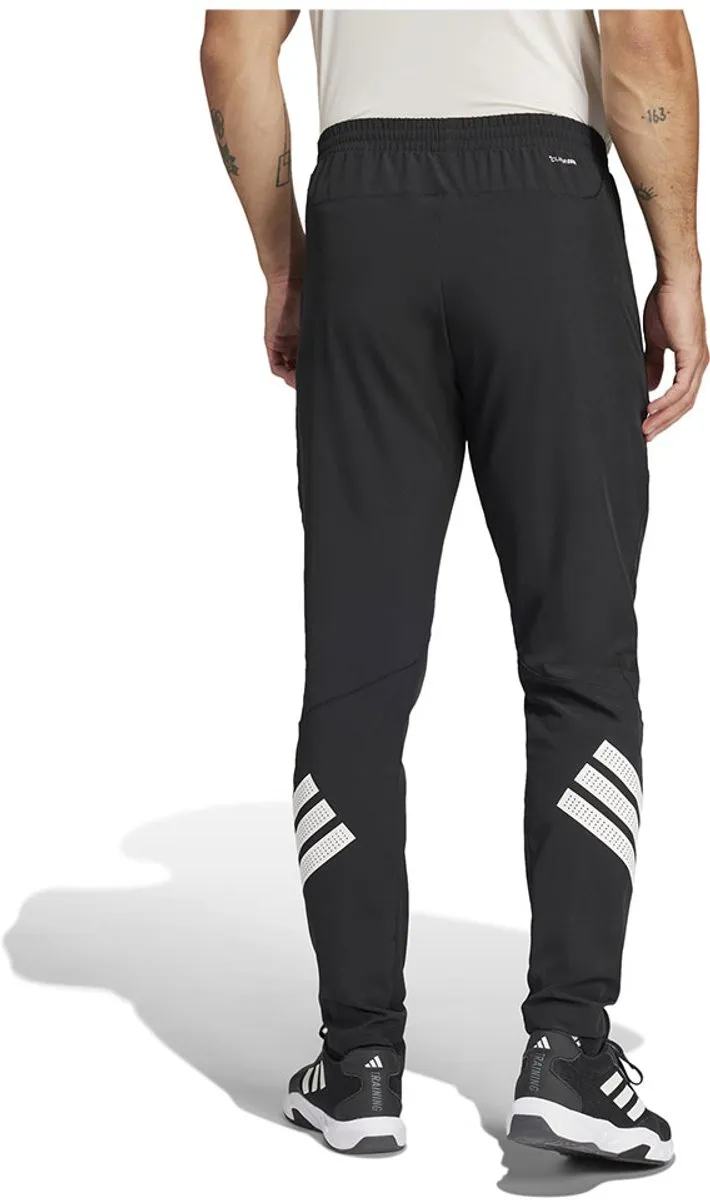 adidas Performance Icon 3-Stripes Woven Trainingsbroek XL - Zwart