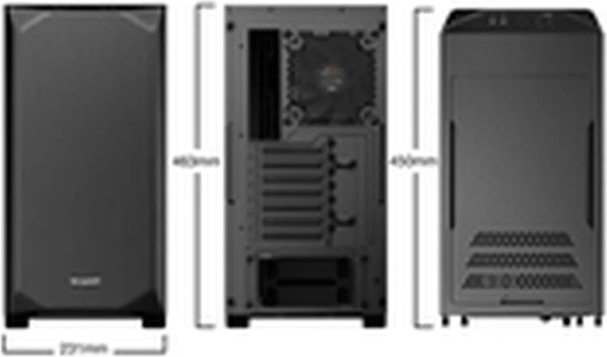 be quiet! Pure Base 500 ATX Box - Zwart