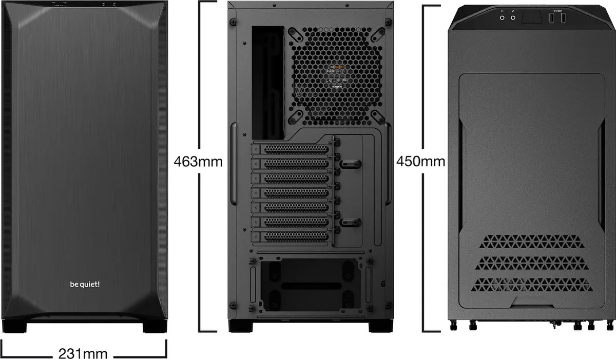 be quiet! Pure Base 500 ATX Box - Zwart