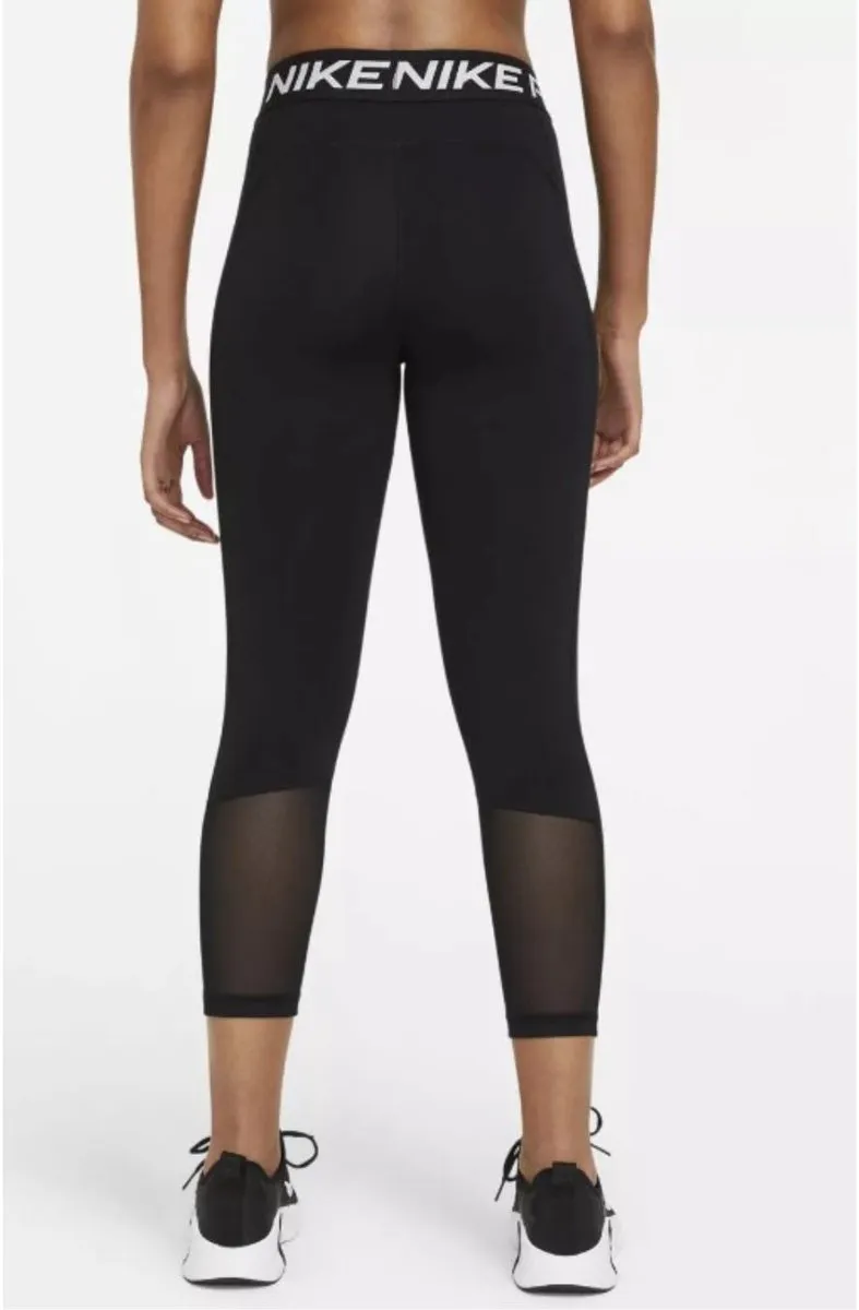 Nike Pro 365 Cropped Tight Trainingsbroek XS - Zwart/Wit