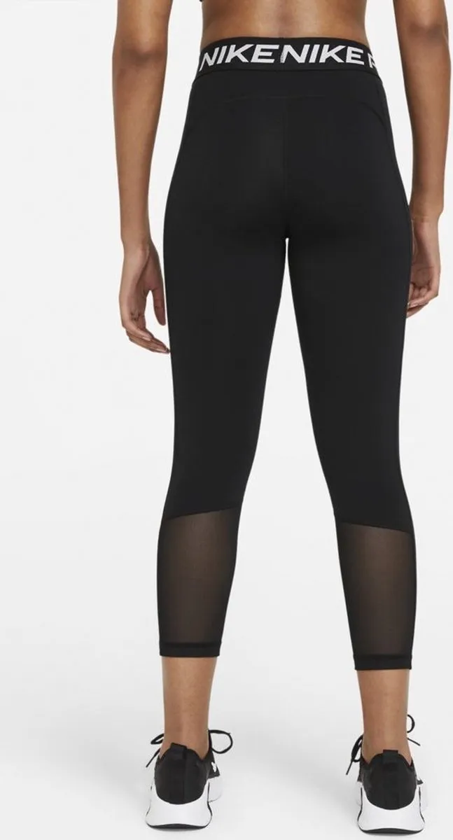 Nike Pro 365 Cropped Tight Trainingsbroek XS - Zwart/Wit