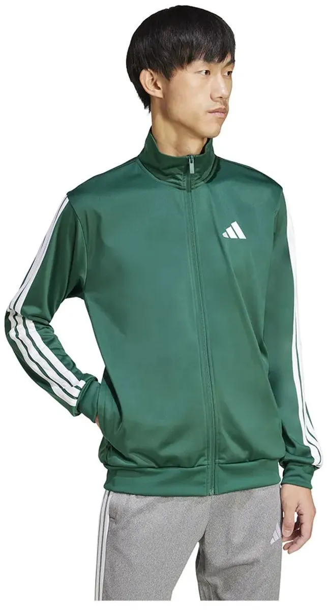 Adidas 3 Stripes Tricot Trainingsjack - S - Collegiate Green