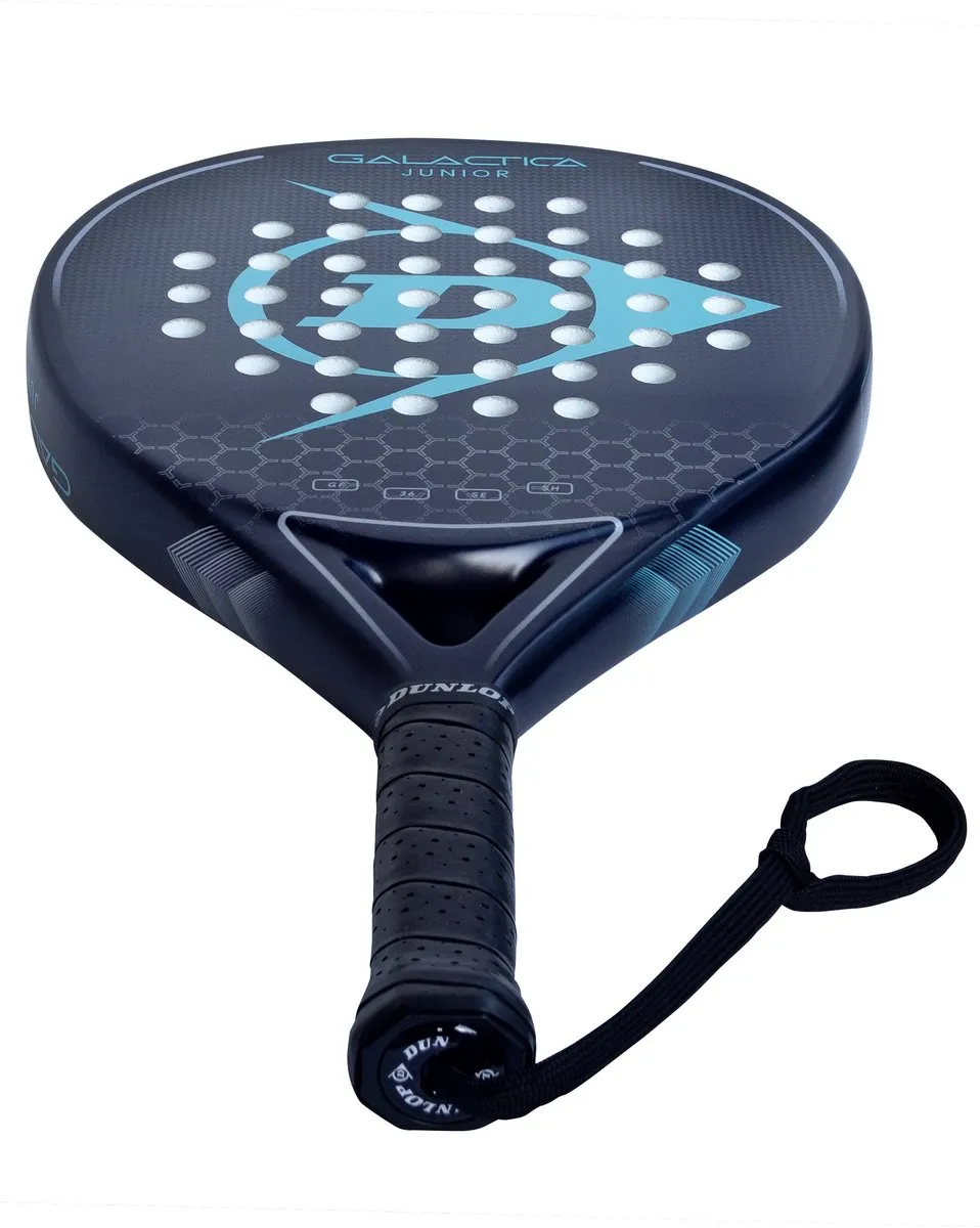 Dunlop Galactica Junior Padelbat - Black/Petrol Green