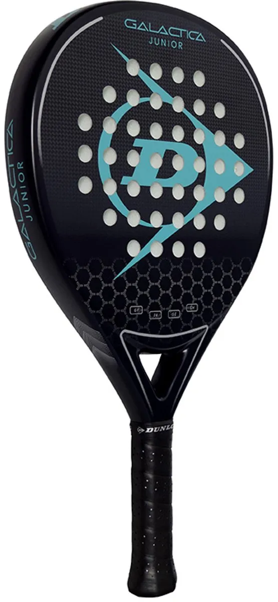 Dunlop Galactica Junior Padelbat - Black/Petrol Green