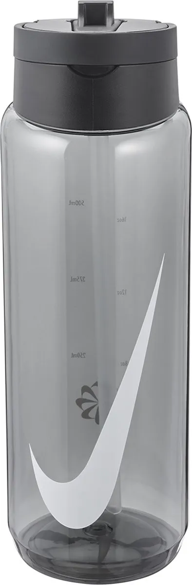 Nike Bidon Recharge Straw 0.7L - Antraciet