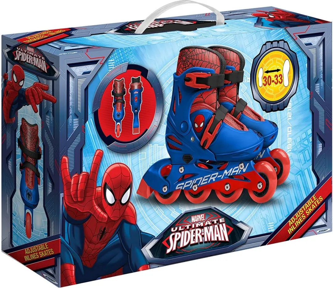 Marvel Spider-Man Inline Skates Hardboot - Maat 30-33