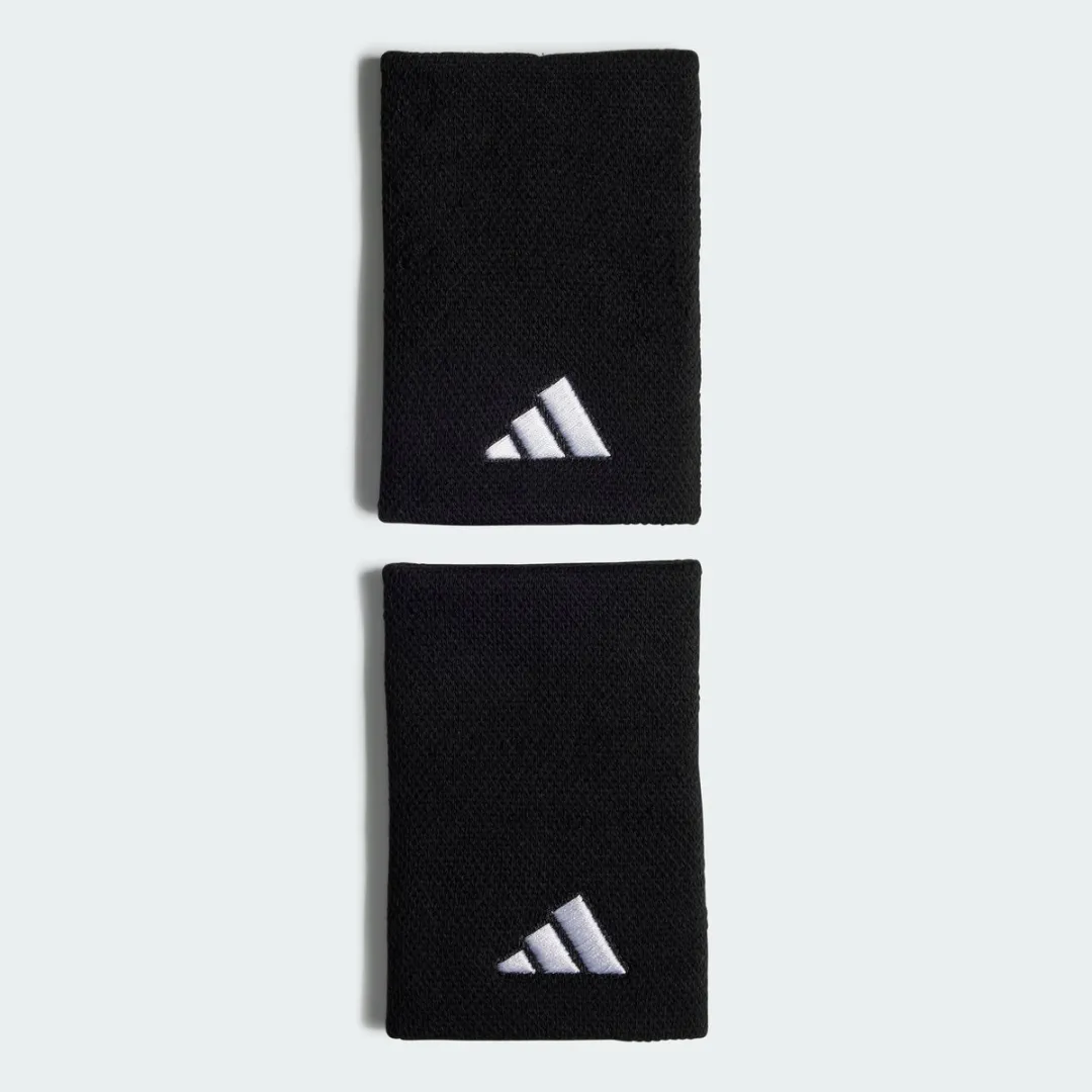 adidas Performance Tennis Polsband Large - 2 Stuks - Zwart