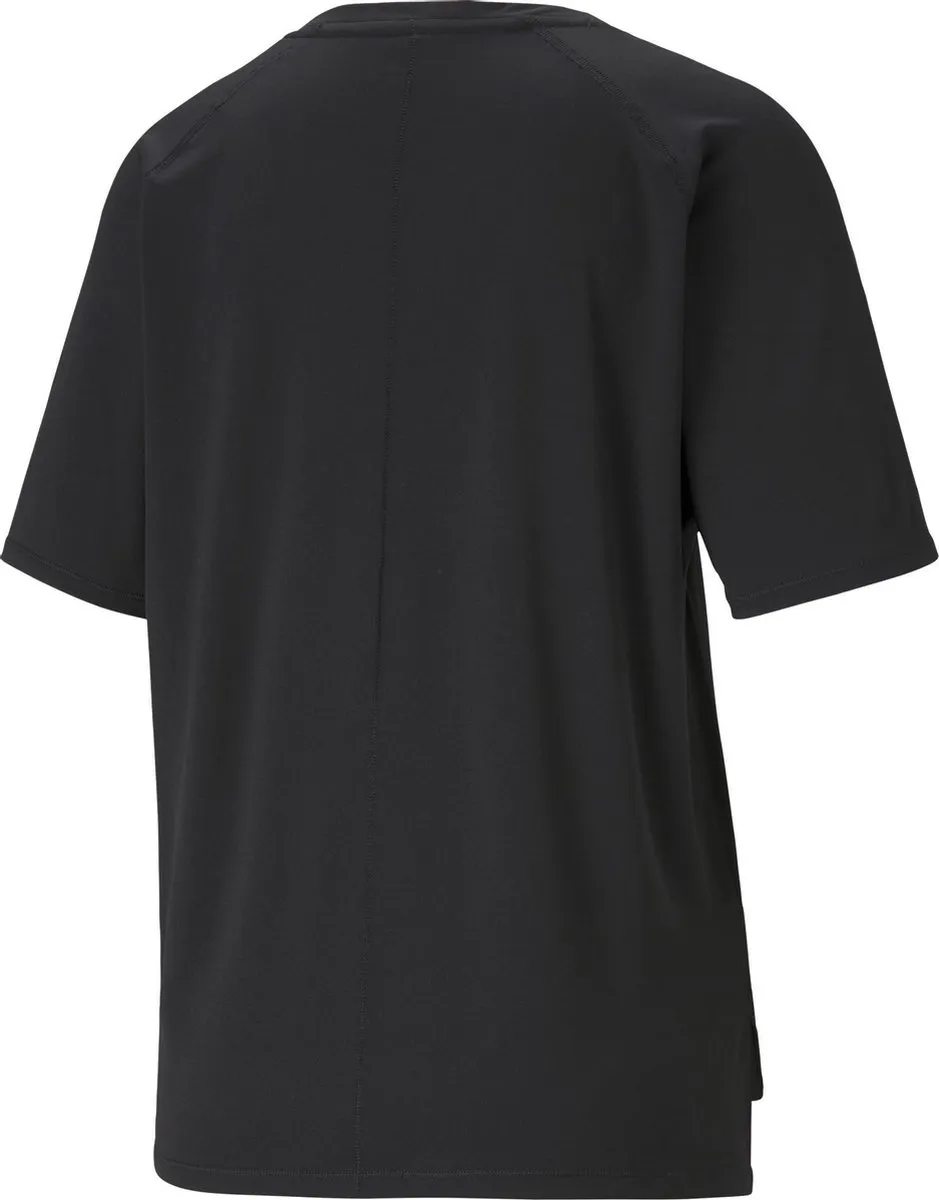 PUMA Studio Graphene Relaxed Sportshirt Dames M - Zwart