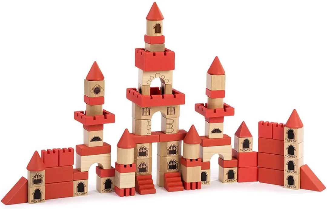 Miniland Kasteel - 100 Stuks Multi Color