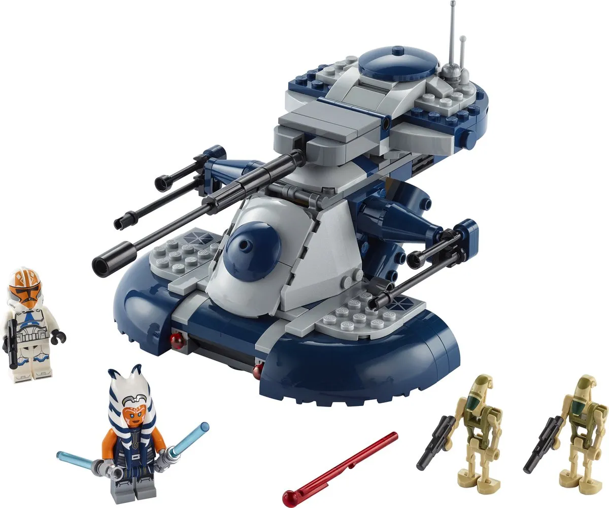 LEGO Star Wars Armored Assault Tank 75283 - 286 Stukken - Grijs/Blauw - afbeelding 6 van 6