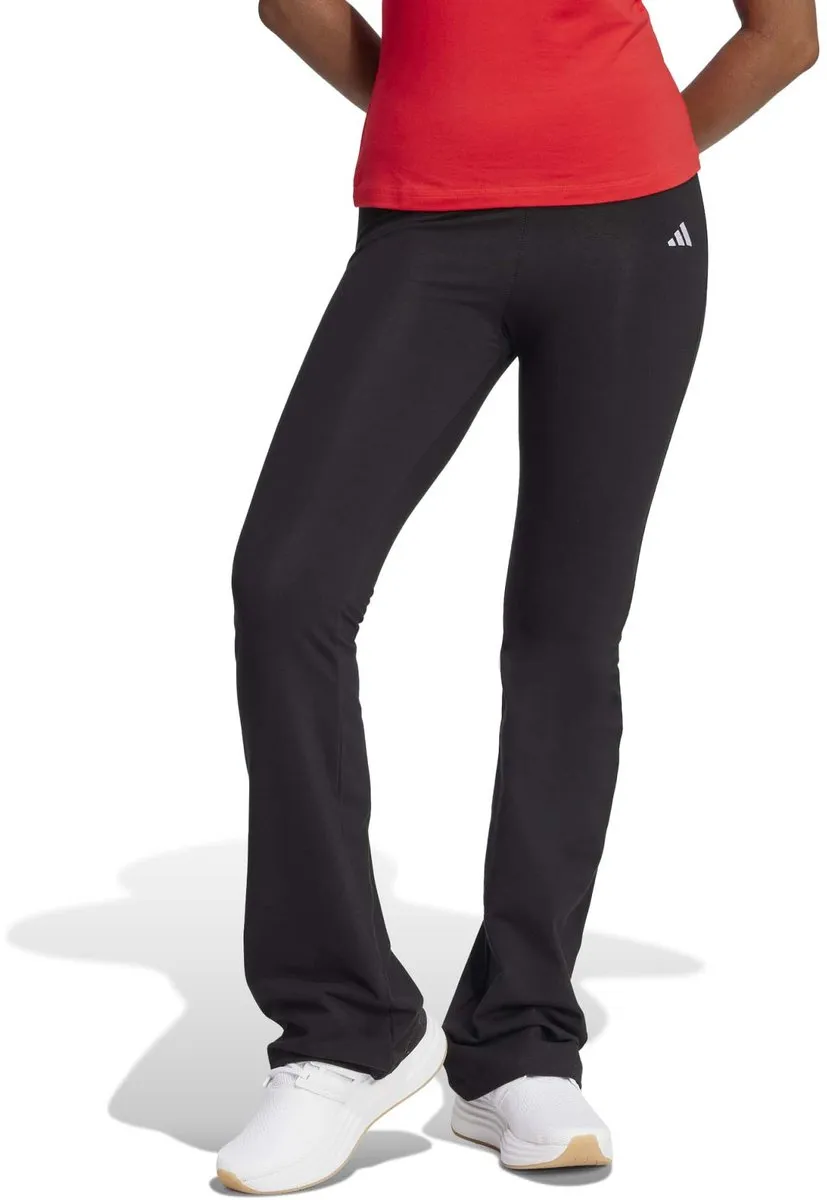 adidas Essentials Small Logo Flared Legging XS - Zwart