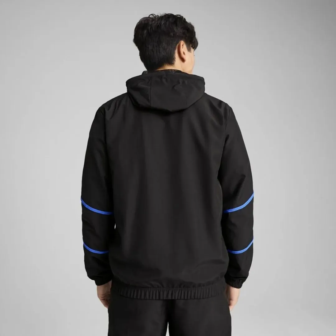 PUMA Olympique Marseille Woven Trainingspak - XL - Zwart/Geel
