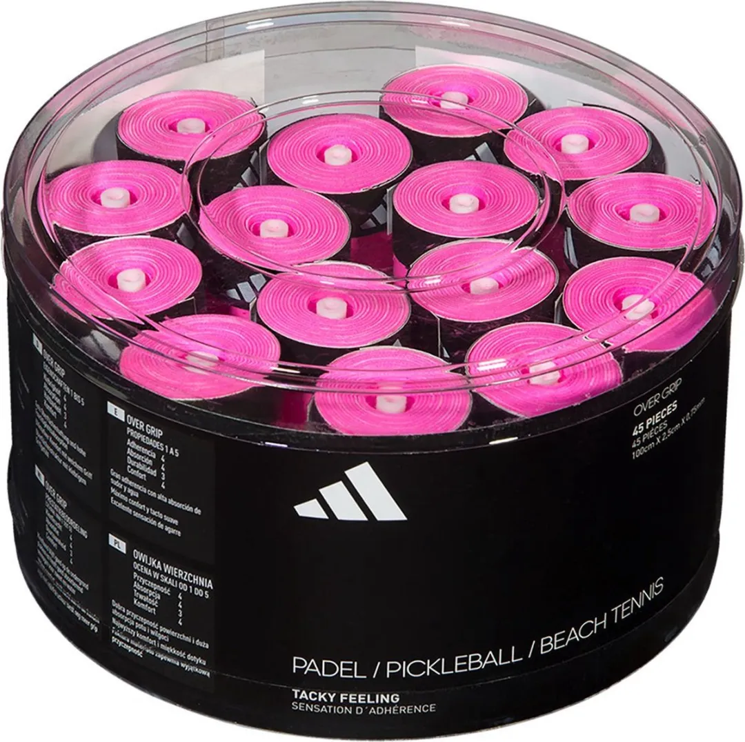 adidas Padel Box Overgrip - 45 Stuks - Veelkleurig
