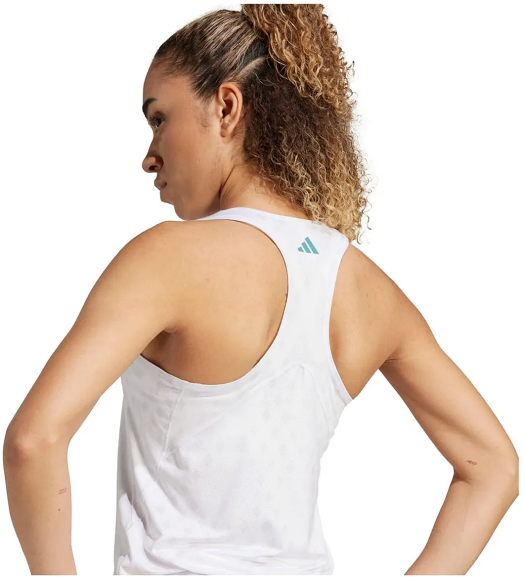Adidas Club Climacool Mouwloos T-shirt Wit - L