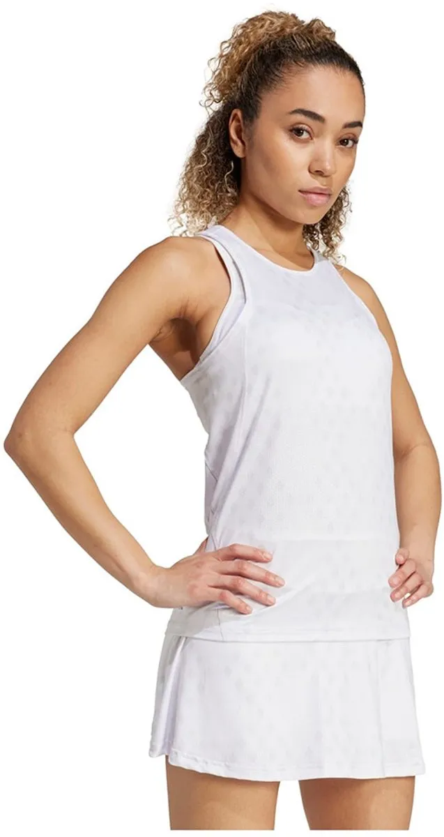 Adidas Club Climacool Mouwloos T-shirt Wit