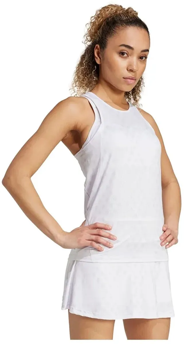 Adidas Club Climacool Mouwloos T-shirt Wit - L - afbeelding 6 van 6