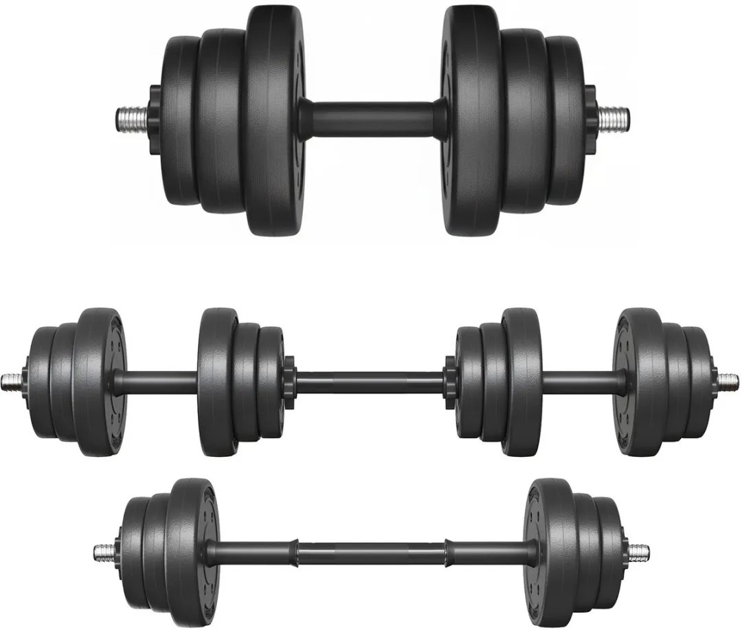 Songmics SYL20HBK Verstelbare Halterset 20kg - Zwart - afbeelding 6 van 6