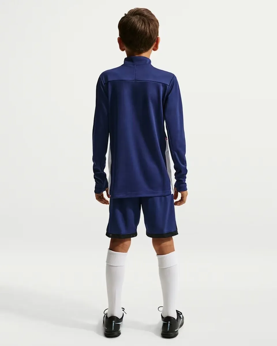 Nike Academy Junior Voetbalshort 164 - Blauw/Wit/Rosa