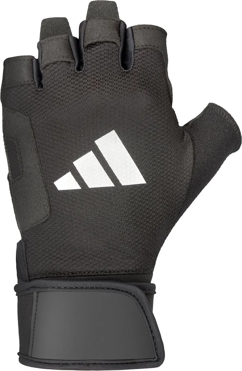 adidas Strength Training Handschoenen M - Zwart