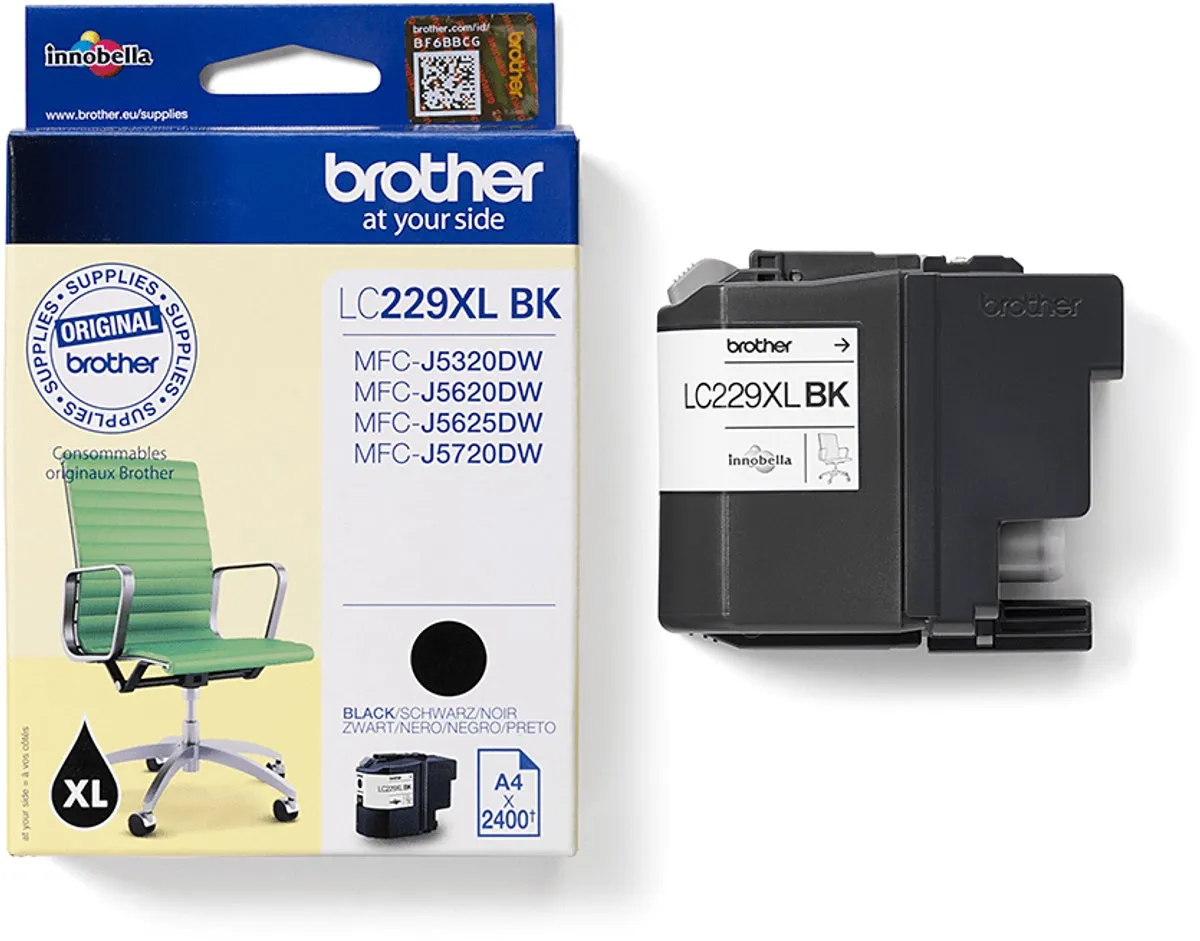 Brother LC229XL-BK Inktcartridge - Zwart