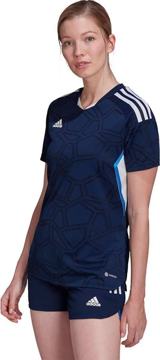 adidas Performance Condivo 22 Voetbalshirt Dames - Blauw XS