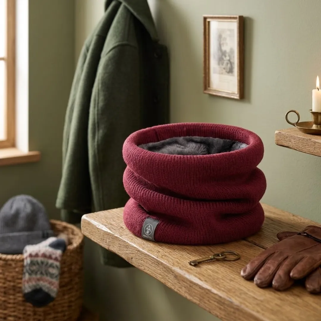 NUVEX Nekwarmer Wijnrood - One Size