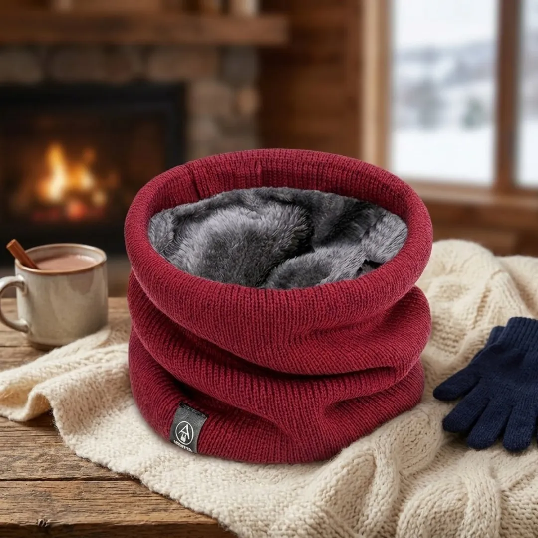 NUVEX Nekwarmer Wijnrood - One Size