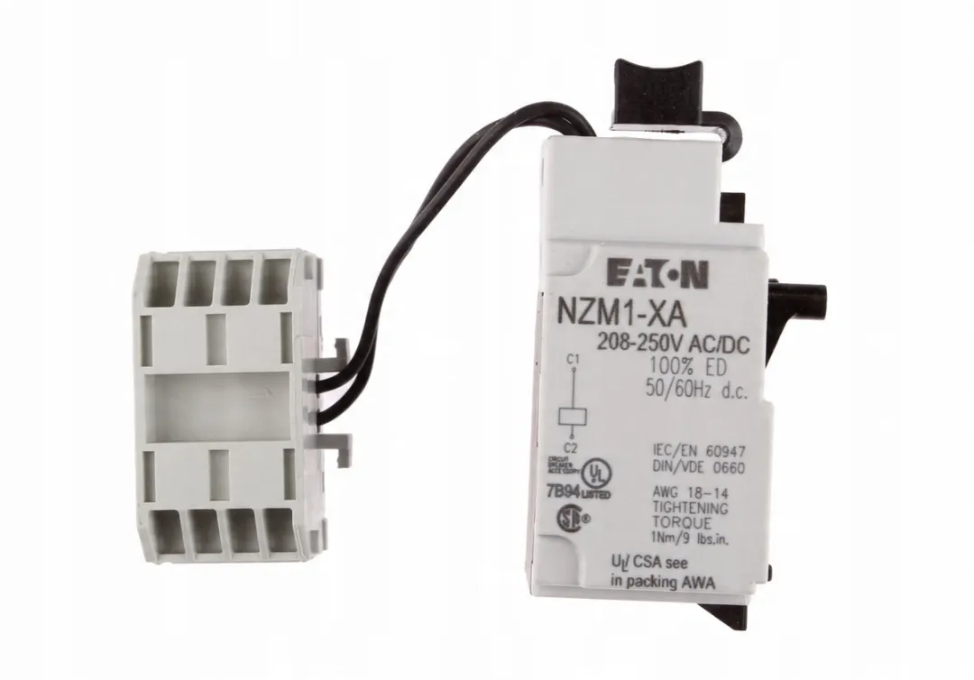 Eaton NZM1 Serie Spanningsvrijgave 208-250V AC/DC