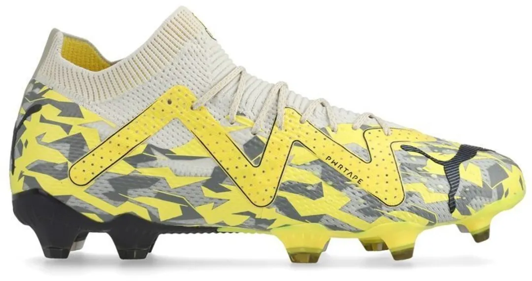 PUMA Future Ultimate Voetbalschoenen 47 - AG - Grey/Asfalt/Yellow Blaze