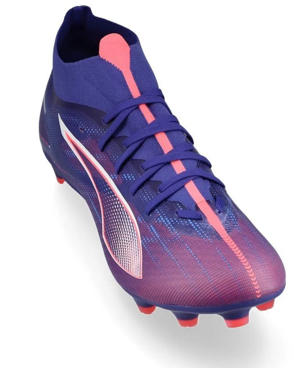 PUMA Ultra 5 Match+ FG Voetbalschoenen 46 - Lapis Lazuli/Wit/Zonsondergang - afbeelding 6 van 6