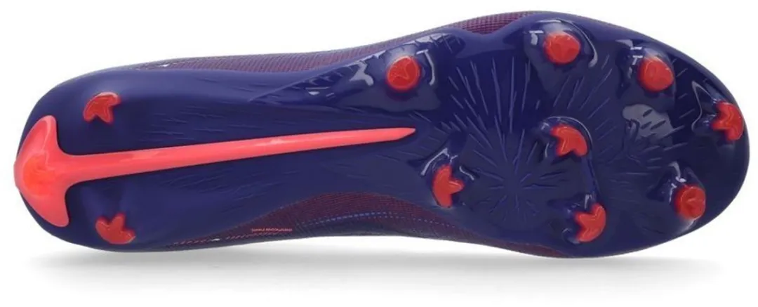 PUMA Ultra 5 Match+ FG Voetbalschoenen 46 - Lapis Lazuli/Wit/Zonsondergang