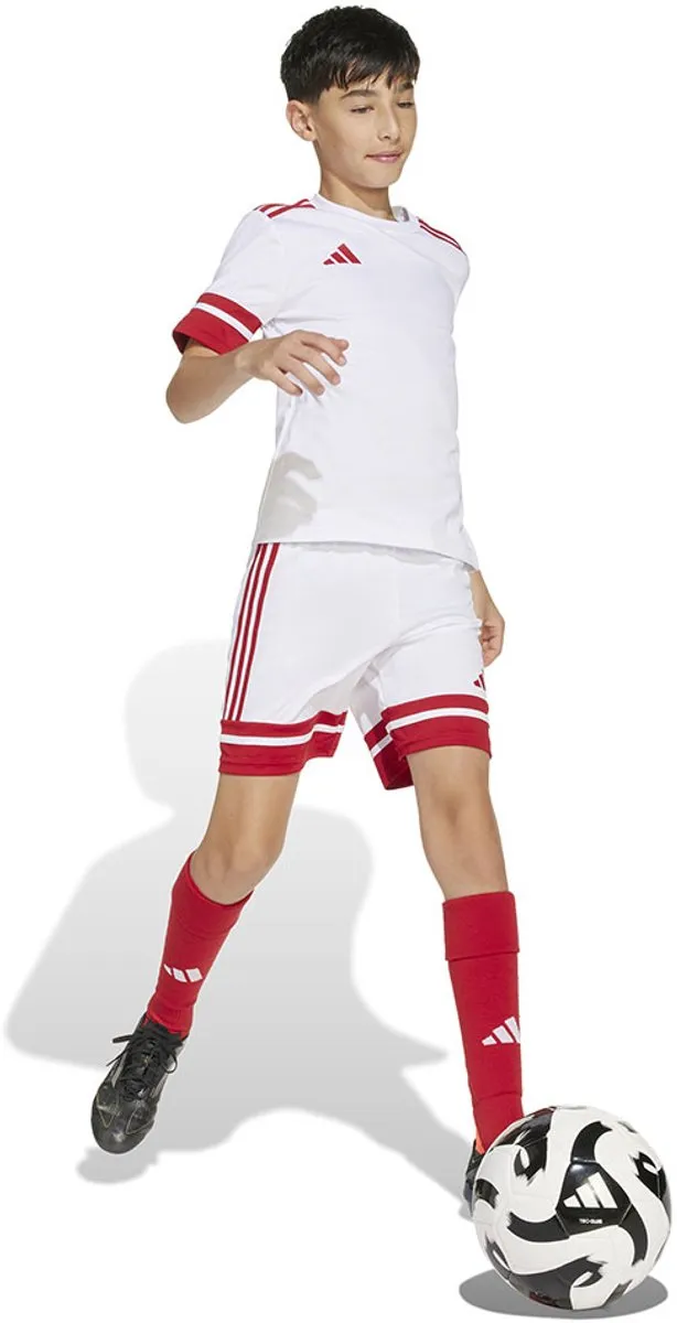 adidas Squadra 25 Korte Broek 128cm - Wit/Rood