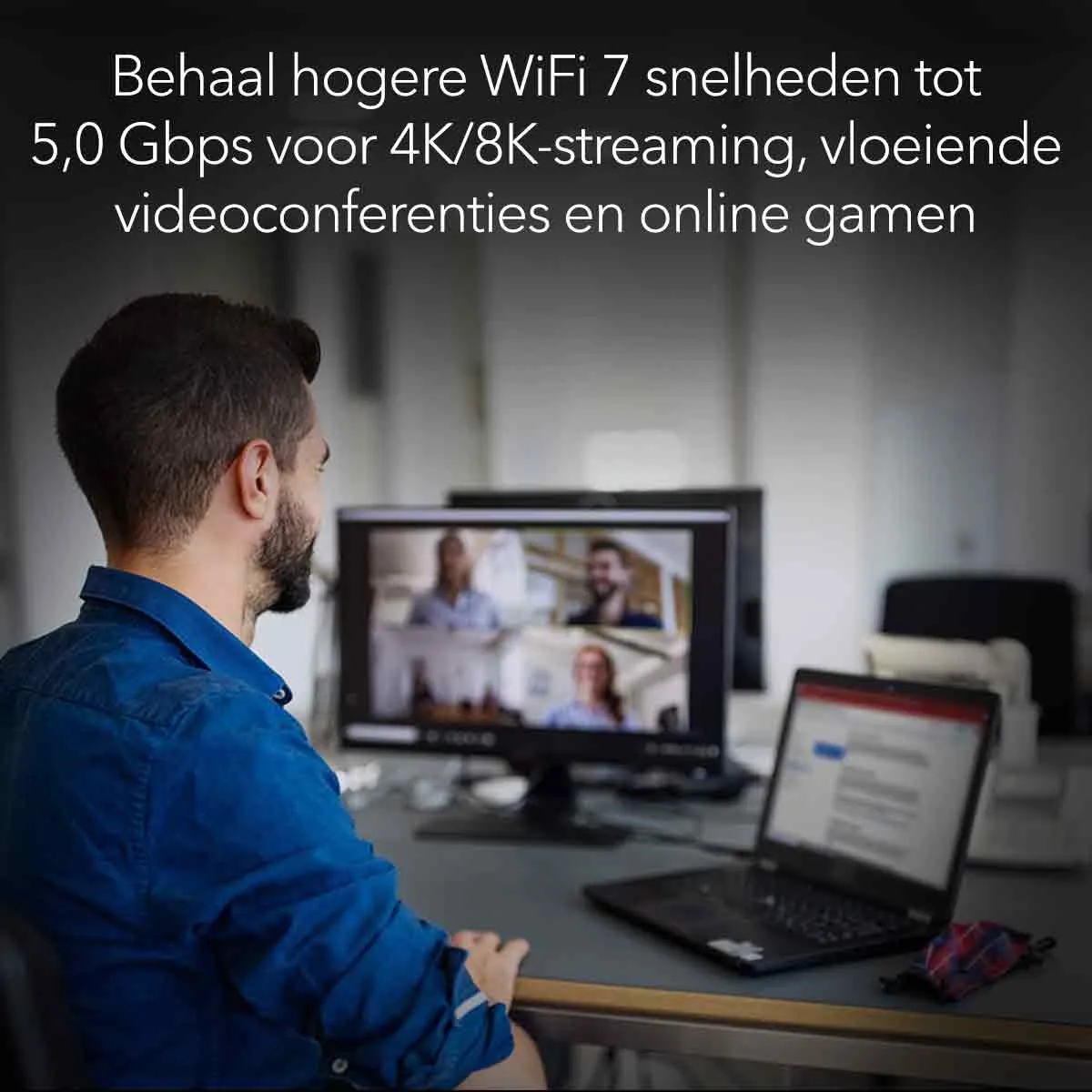Netgear Nighthawk A8500 WiFi 7 Adapter BE5000 - Zwart