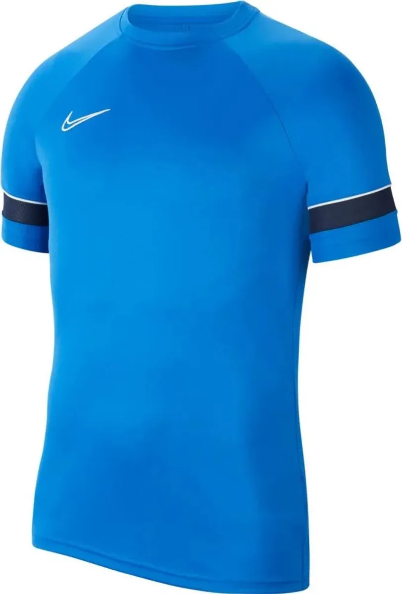 Nike Dri-FIT Academy 21 Polo Heren S - Blauw/Zwart/Wit - afbeelding 6 van 6