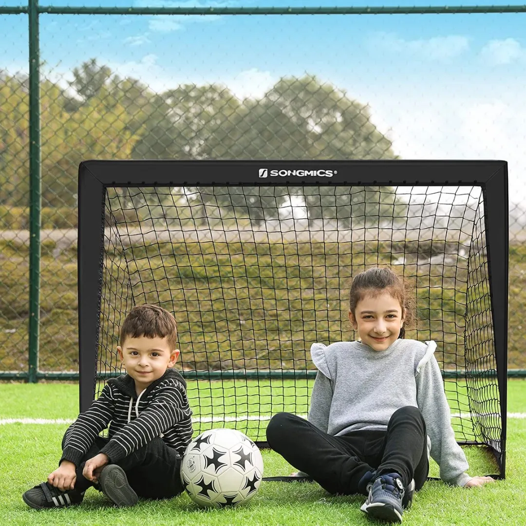 Songmics Voetbaldoelen SZQ122B02 - 2 Stuks - Zwart - afbeelding 3 van 6