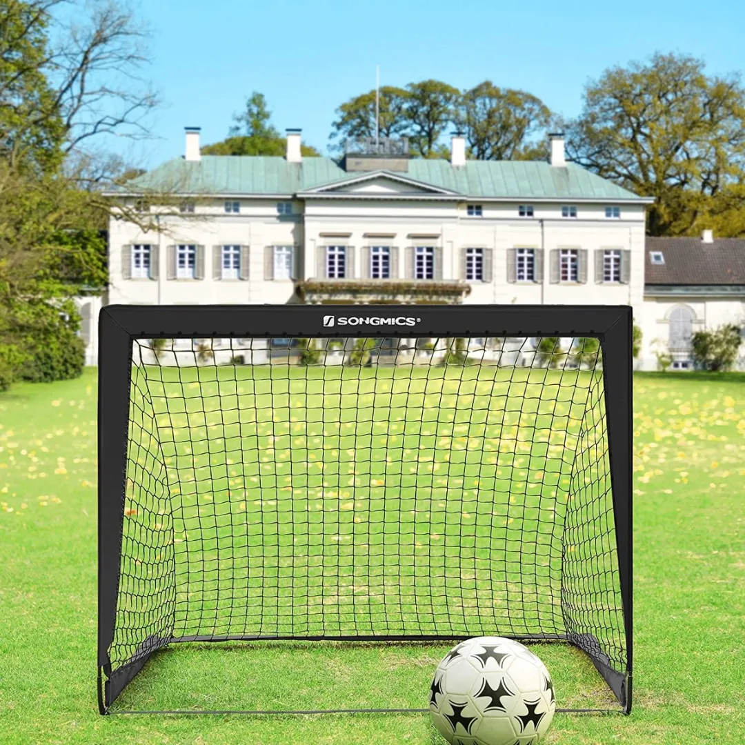 Songmics Voetbaldoelen SZQ122B02 - 2 Stuks - Zwart - afbeelding 2 van 6