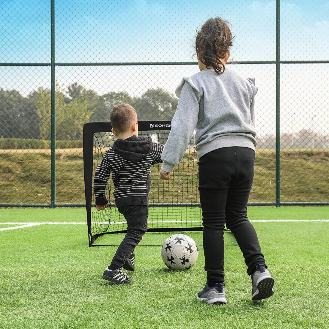 Songmics Voetbaldoelen SZQ122B02 - 2 Stuks - Zwart - afbeelding 4 van 6