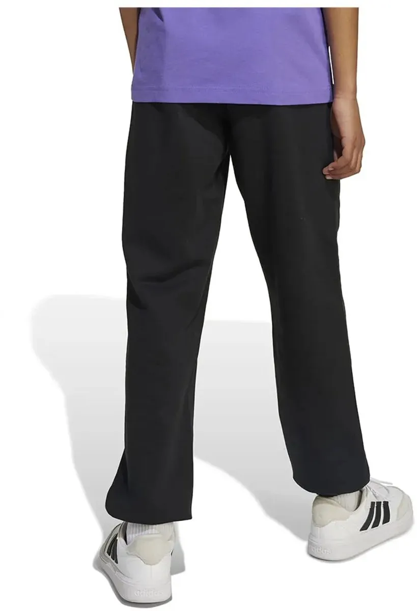 Adidas Slogan Fleece Joggers - Zwart - 7-8 jaar