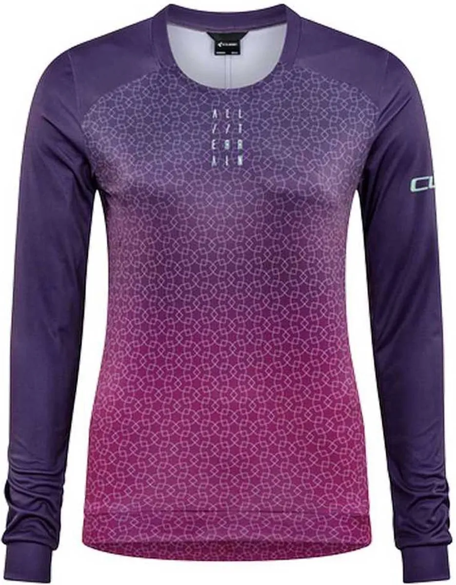 Cube ATX Langarm Enduro Trui - L - Paars