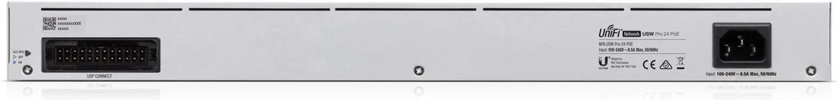 Ubiquiti UniFi Switch Pro 24-PoE Gen 2 - 24x PoE Layer 3 Switch - 400W - afbeelding 6 van 6